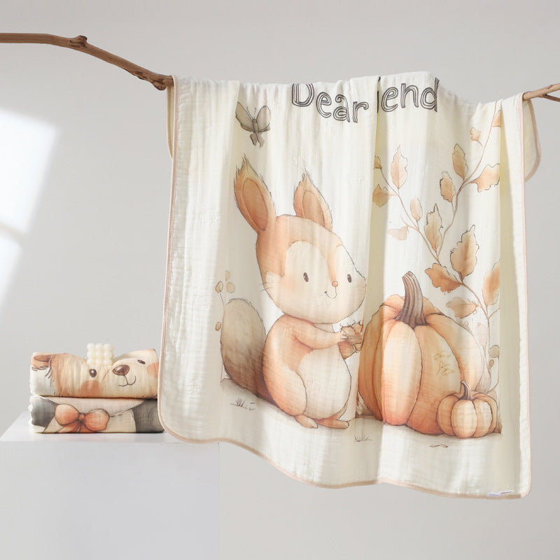 Couverture pour bébé en coton cartoon d'une pièce