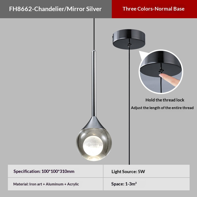 Crystal Foyer French-Style Chandelier avec un design lune