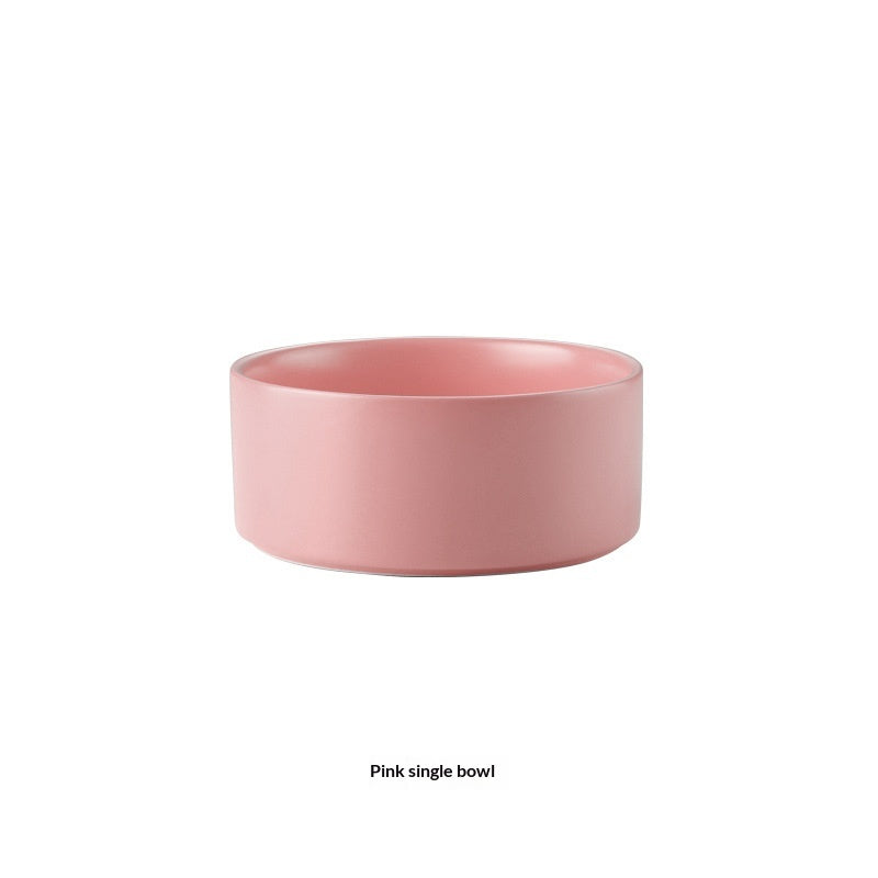 Chien d'animaux de compagnie Food Bowl Dog Food Dish Cat Ceramic