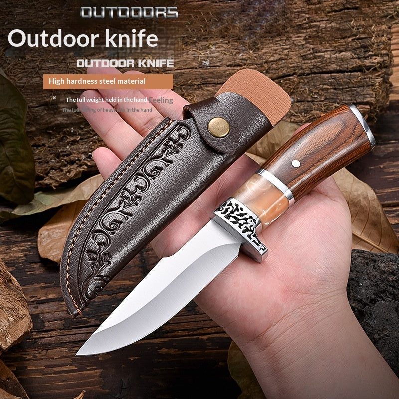 Wear-resistant outdoor knife for field use