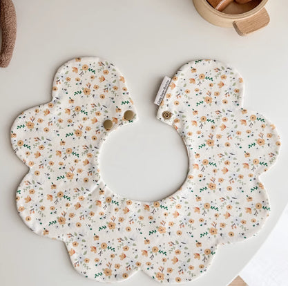 Super doux en coton peigné bébé tache de lait prévenir les pétales bib