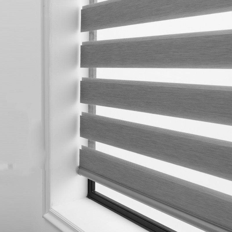Rideau d'angle doux Demi-toiture Rideau d'enroulement Rideau d'enroulement Rideau de zèbre électrique