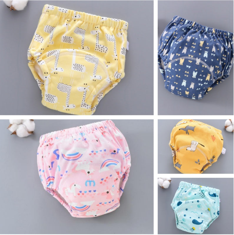 Pantalons d'entraînement pour bébés Lavable Couverture de couche de gaze 6 couches