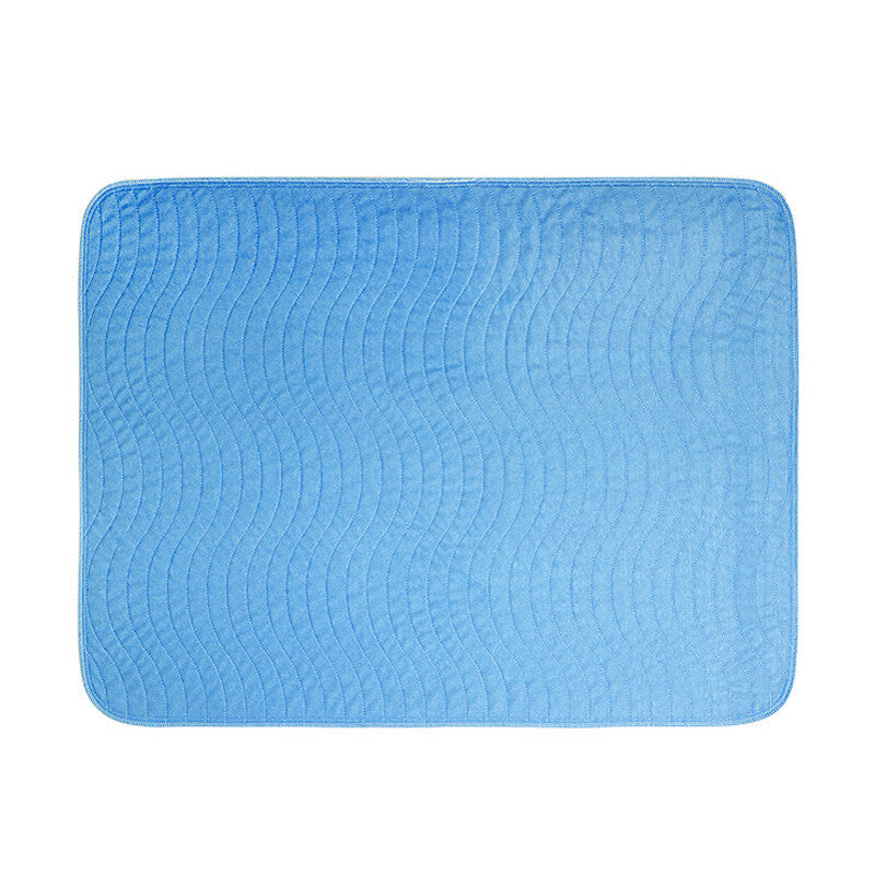 Feuilles de protection pour lits lavables à l'incontinence bleue - Haute absorption réutilisable