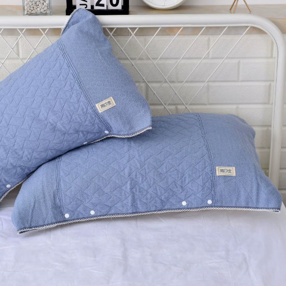 Oreiller en coton Gauze avec boucle réglable