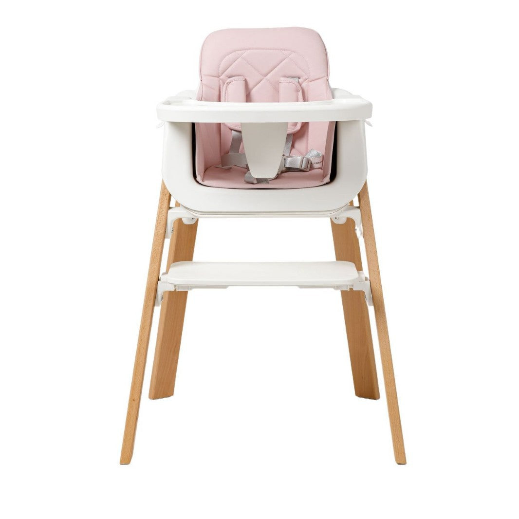 Chaise pour bébé réglable en bois massif