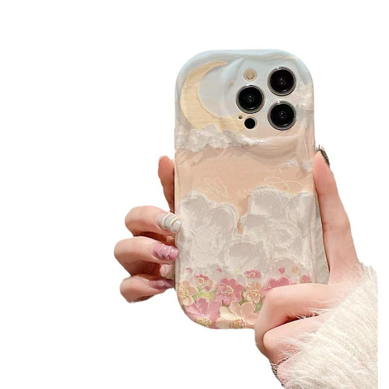 Cloud Flower Sea Pour le cas de téléphone Cas de protection pour fille de niche créative