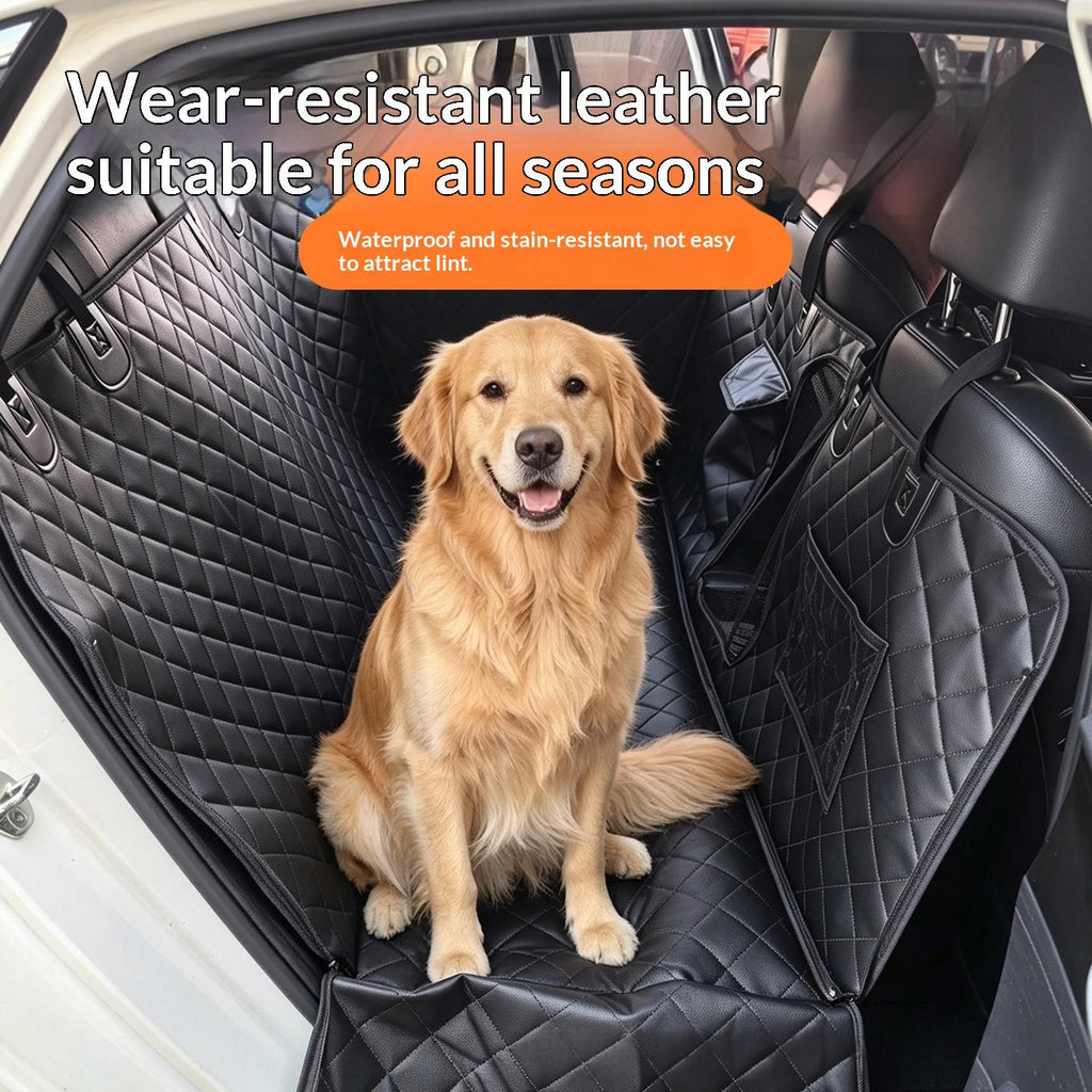 Tapis de siège de voiture en cuir animal de compagnie imperméable