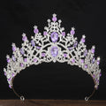 Crown de mariée en cristal brillant Léger style européen et américain