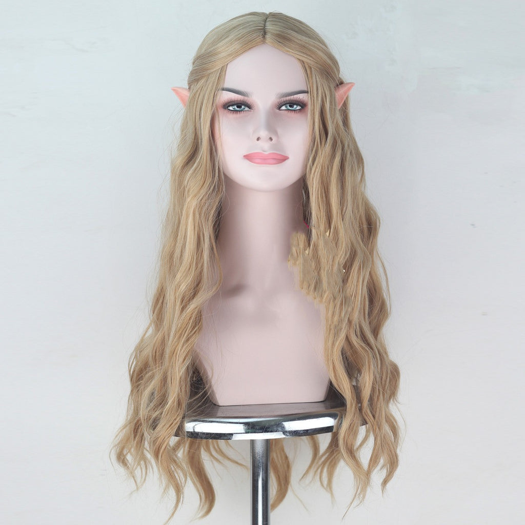 Perruque hobbit Elf Queen Kellantril avec oreilles Perruques d'anime Cosplay
