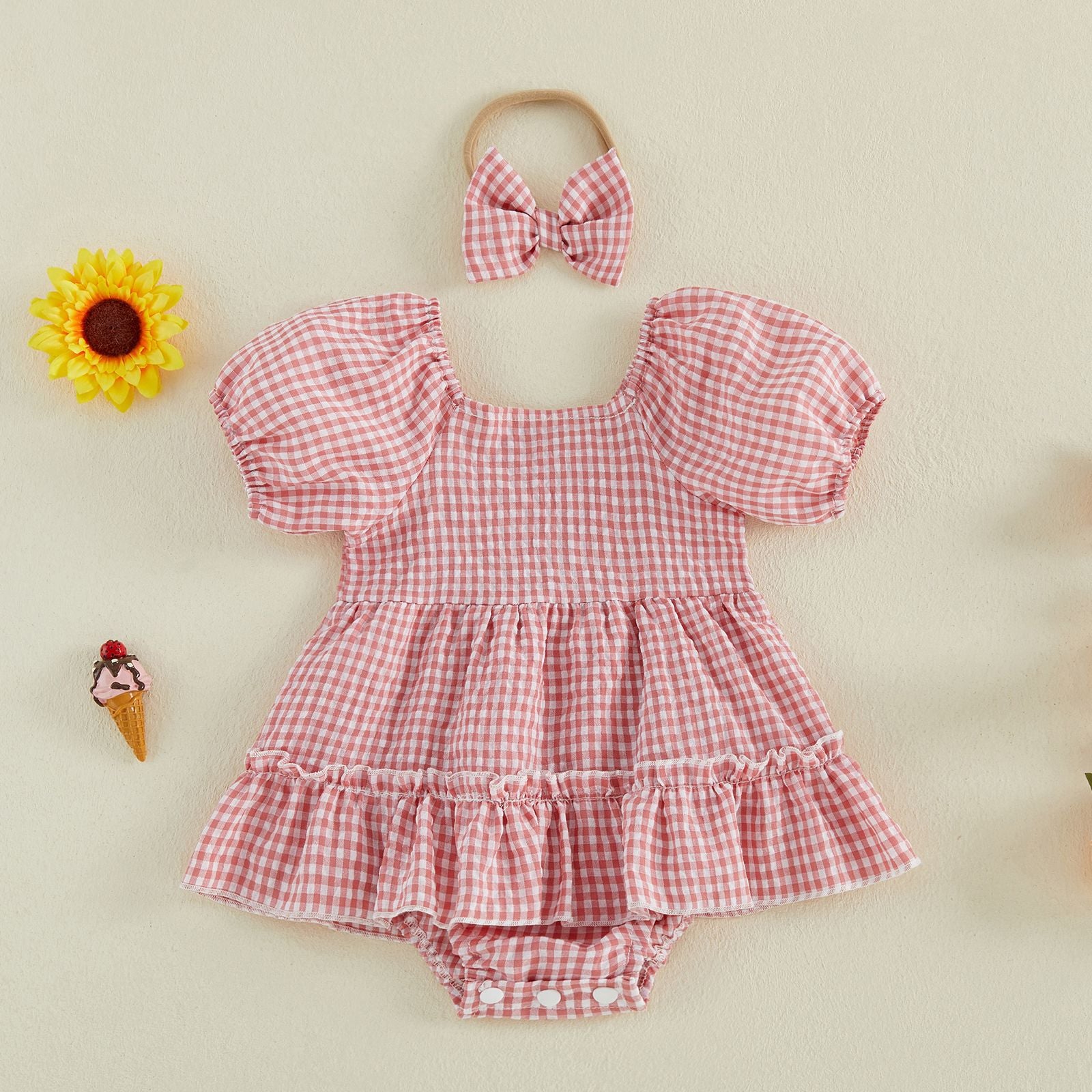 Été Super-cuite Robe de rotule pour bébés filles