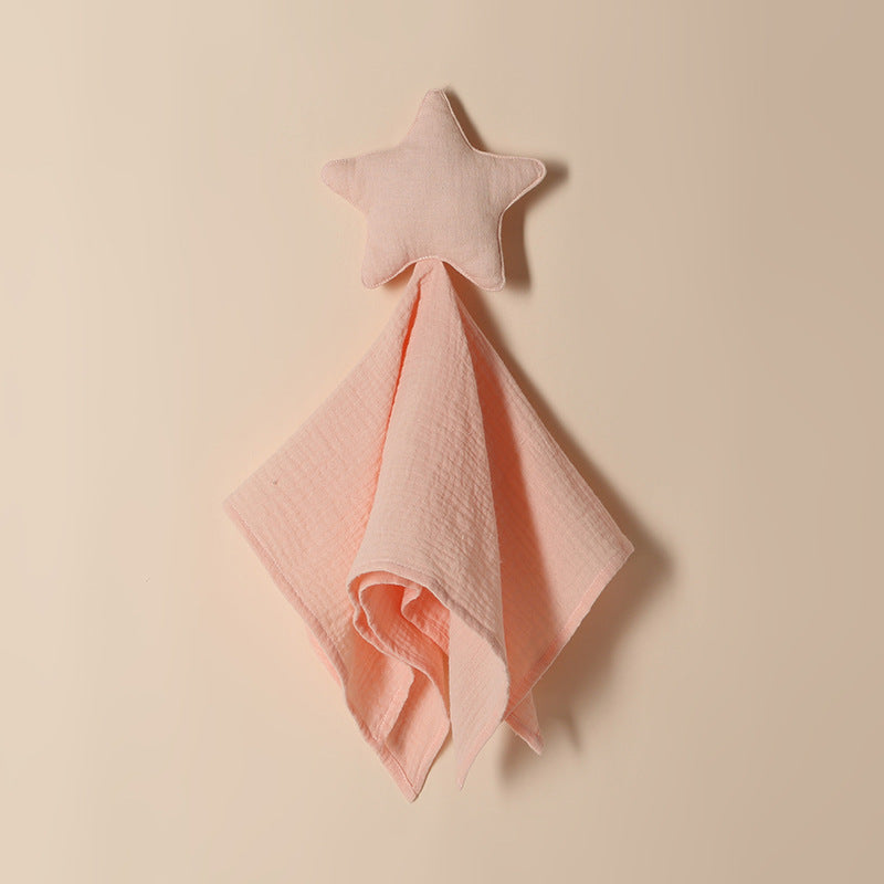 Serviette époustouflante en coton Gauze-1 an bébé Coax Nap Sleep Hand Puppet
