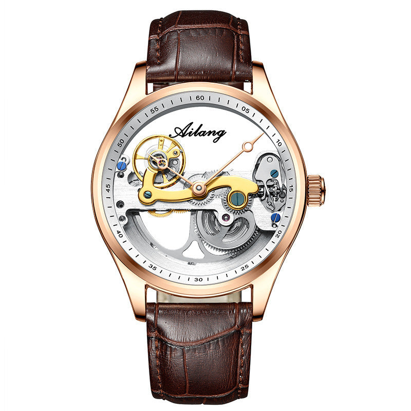 Cheveux de génération automatique de montres mécaniques Hollow