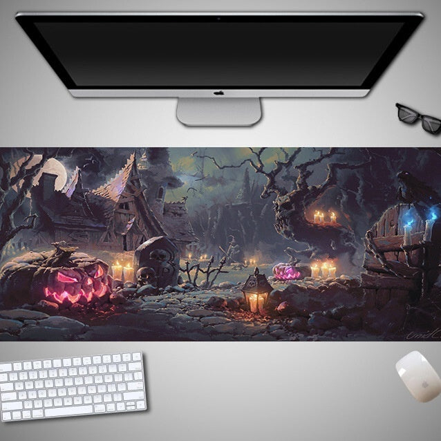 Surdimensionné Halloween Mouse Pad Internet Cafe Jeu spécial