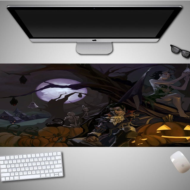 Surdimensionné Halloween Mouse Pad Internet Cafe Jeu spécial