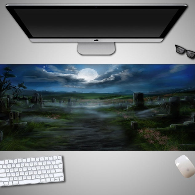 Surdimensionné Halloween Mouse Pad Internet Cafe Jeu spécial