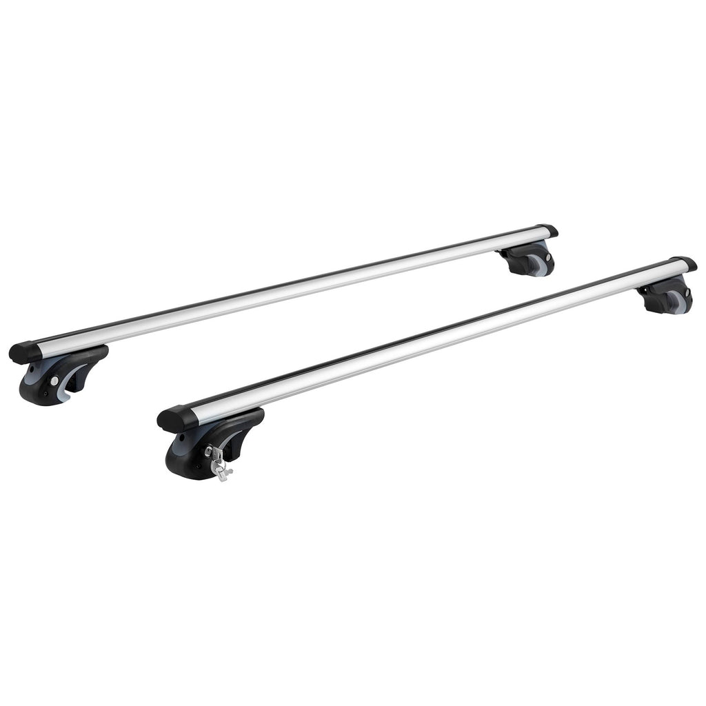 Barre transversale universelle de toit 132.1 Cm Longueur pour véhicule avec rail latéral relevé