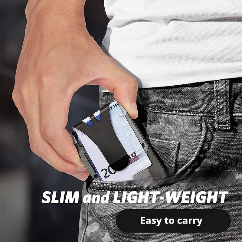 Personnalité de mode Porte-carte homme métal
